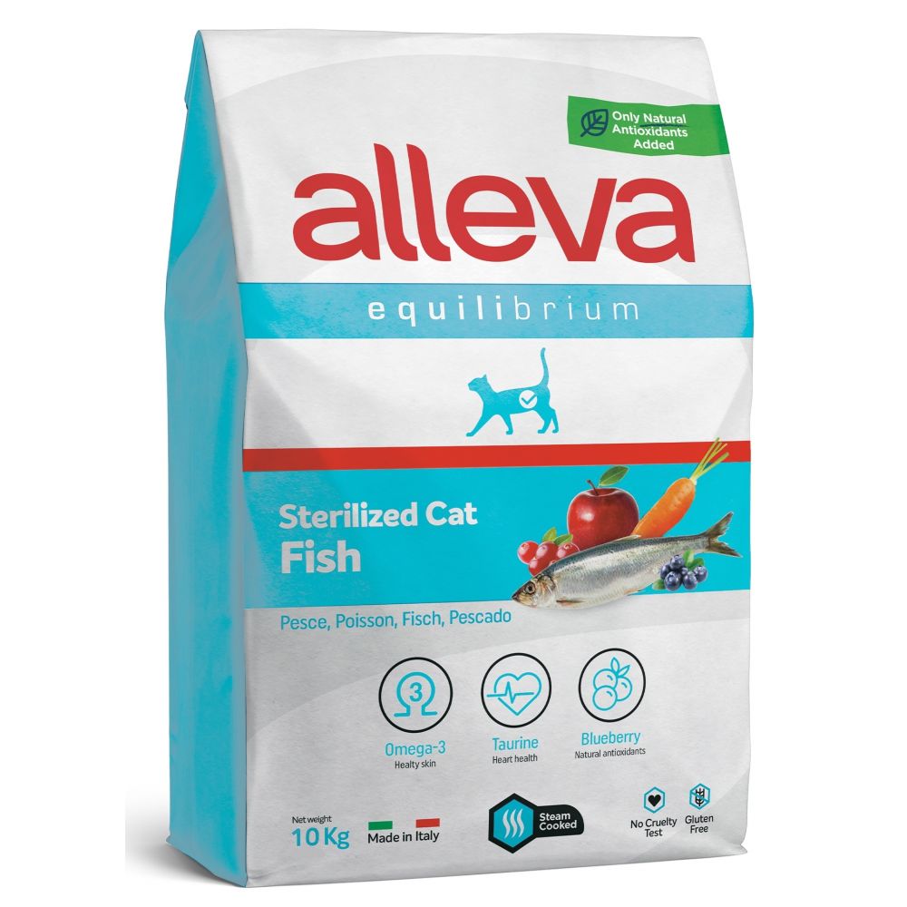 Alleva Equilibrium Monoproteinowa Sucha Karma Dla Wykastrowanych Kotów Z Rybami Oceanicznymi 10 kg