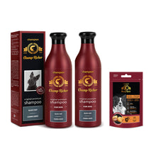 Pakiet Champ - Richer Szampon do Czarnej Sierści 2 x 250 ml + Smakołyk Champ - Richer GRATIS!