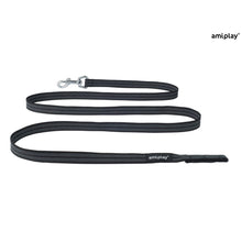 Amiplay Smycz Treningowa Bez Rączki Rubber 200 cm Czarna Rozmiar S - M