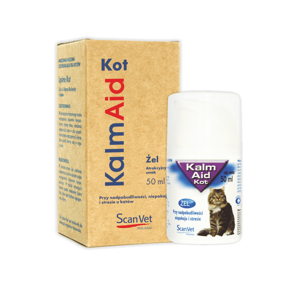 Scanvet KalmAid Żel Zmniejszający Nadpobudliwość u Kotów 50 ml