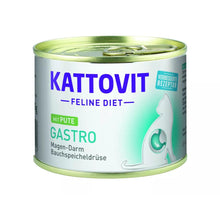 KATTOVIT Gastro indyk 185g dla kotów cierpiących na schorzenia układu pokarmowego