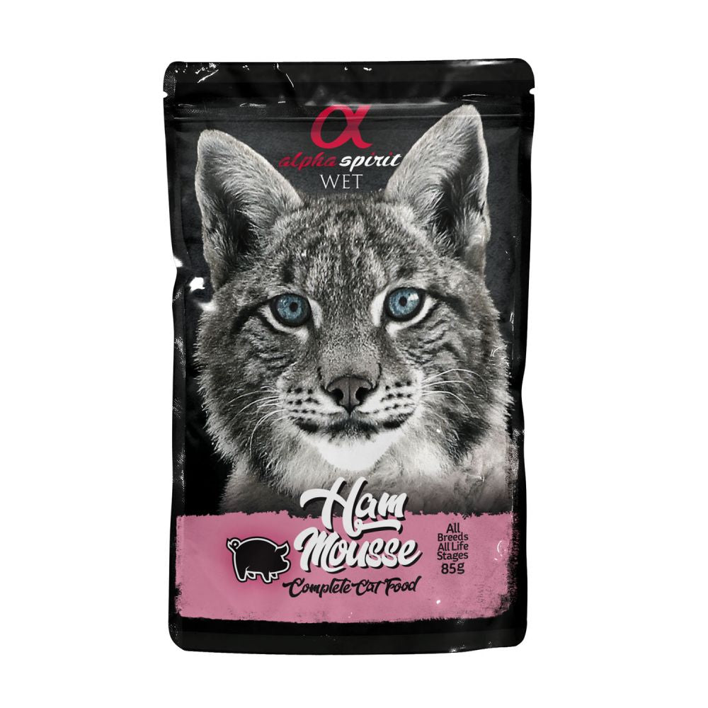 Alpha Spirit Mus z Wieprzowiny Dla Kota 85 g