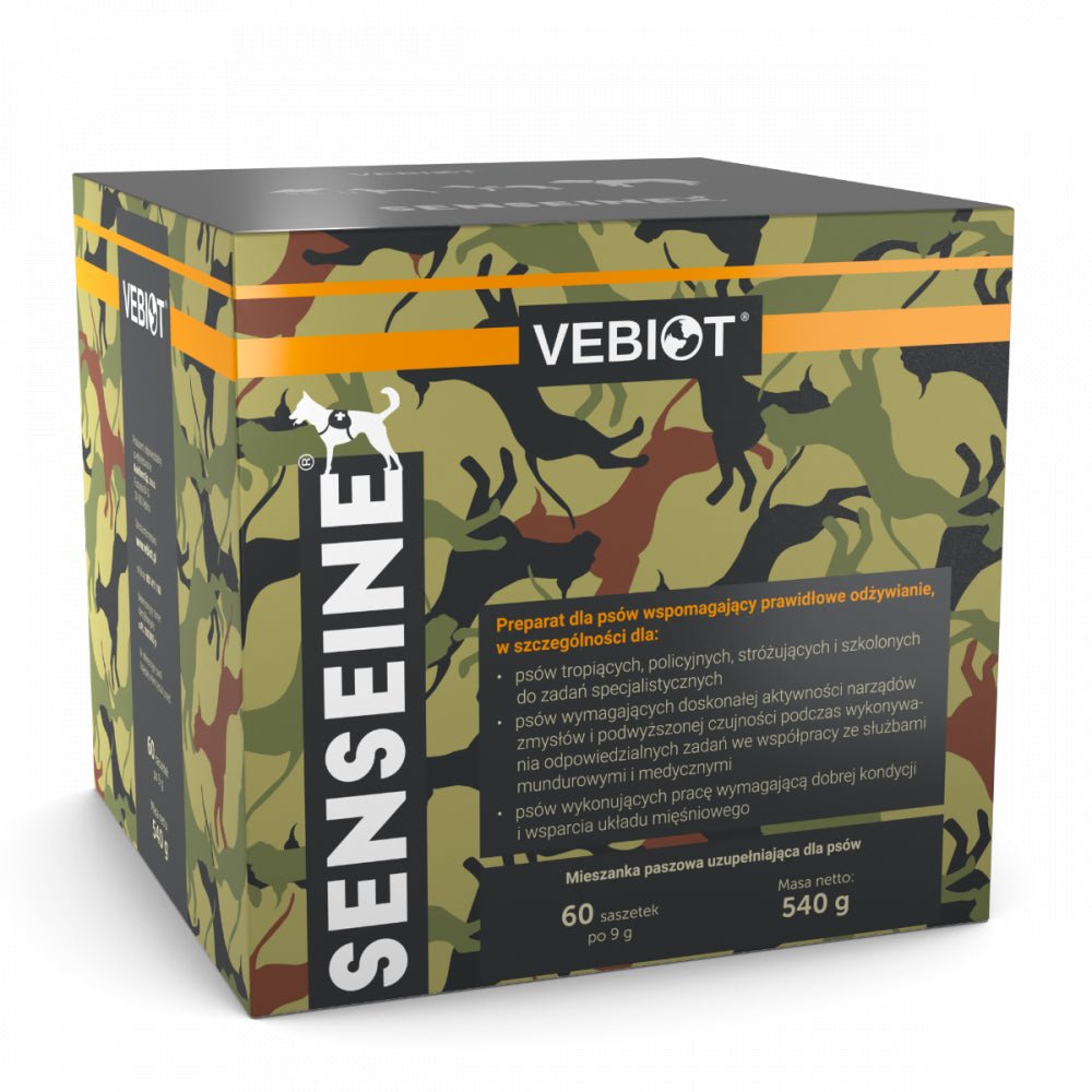 Vebiot Senseine Dog Preparat Dla Psów Pracujących Wymagających Wysiłku 60 Saszetek Typu Stick