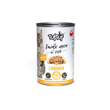 Bult Tuf Tuf Kawałki Mięsne z Drobiem w Sosie Karma Dla Kota 415 g