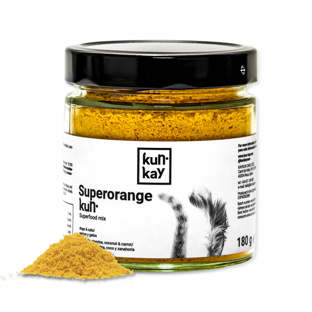Kunkay Superorangekun Karma Uzupełniająca Na Stany Zapalne Dla Psów i Kotów 180 g