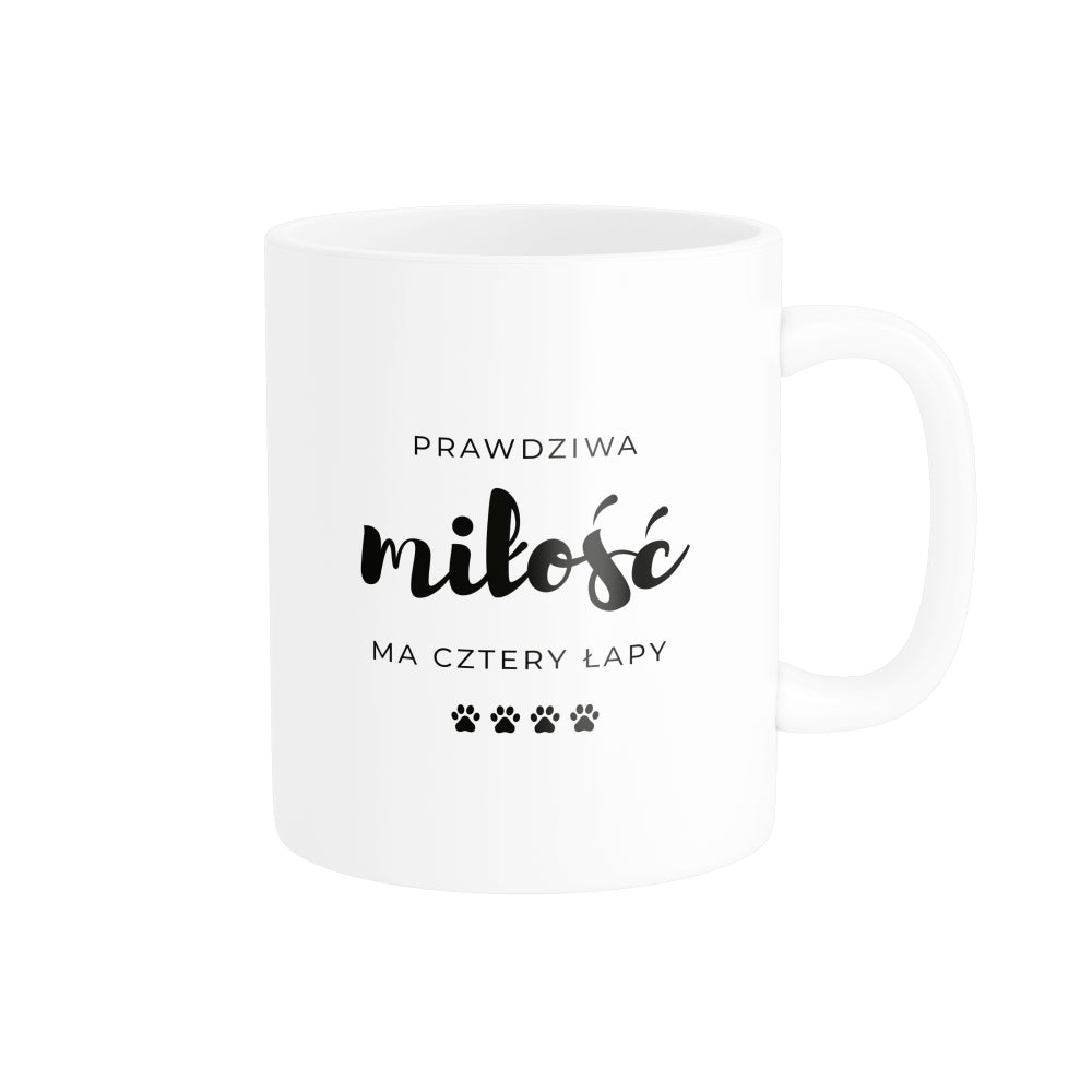 Kubek Prawdziwa Miłość ma Cztery Łapy