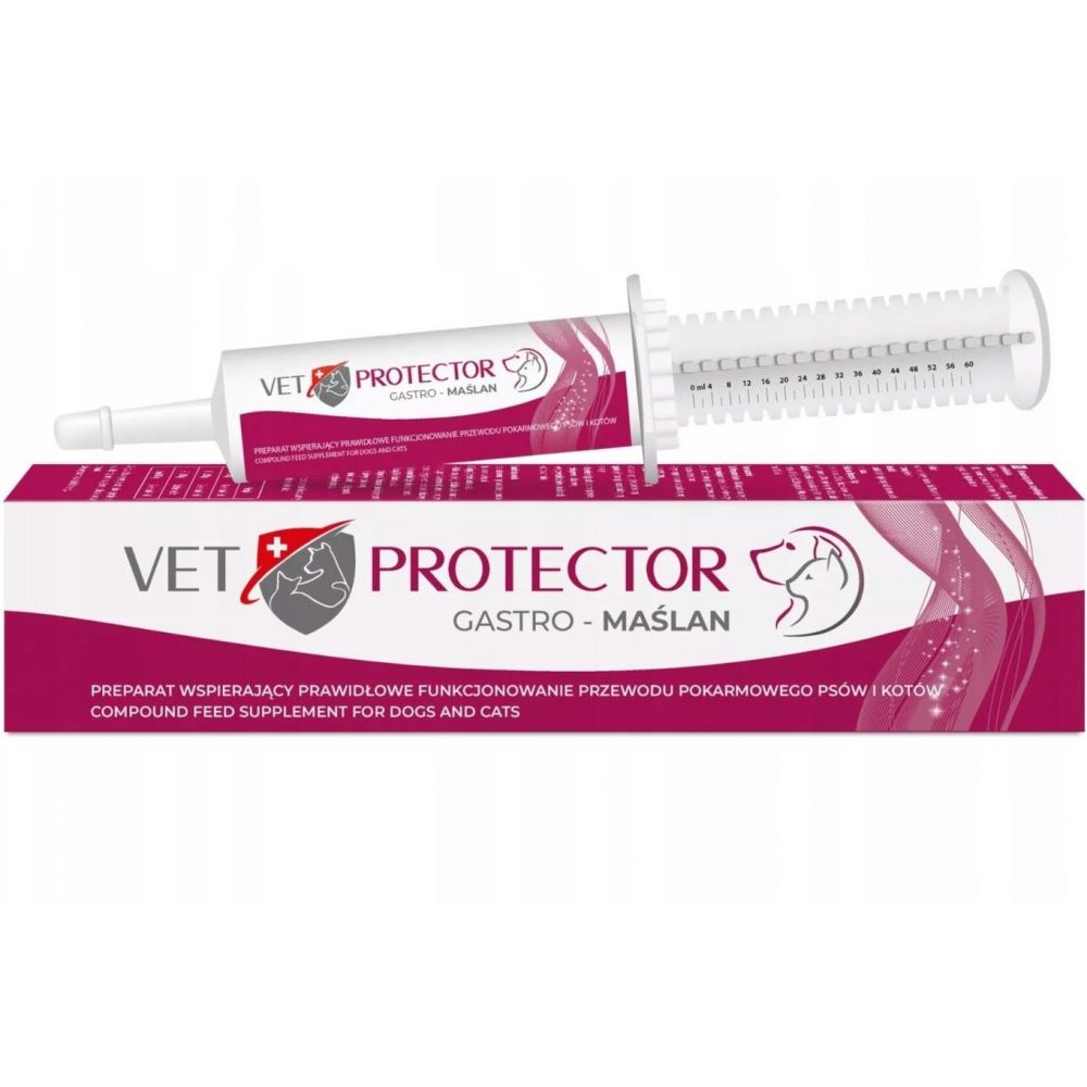JM SANTE Vet Protector Gastro-Maślan 60ml dla psa i kota