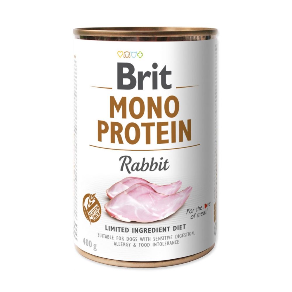 Brit Mono Protein Rabbit Królik Mokra Karma Dla Psa 400 g