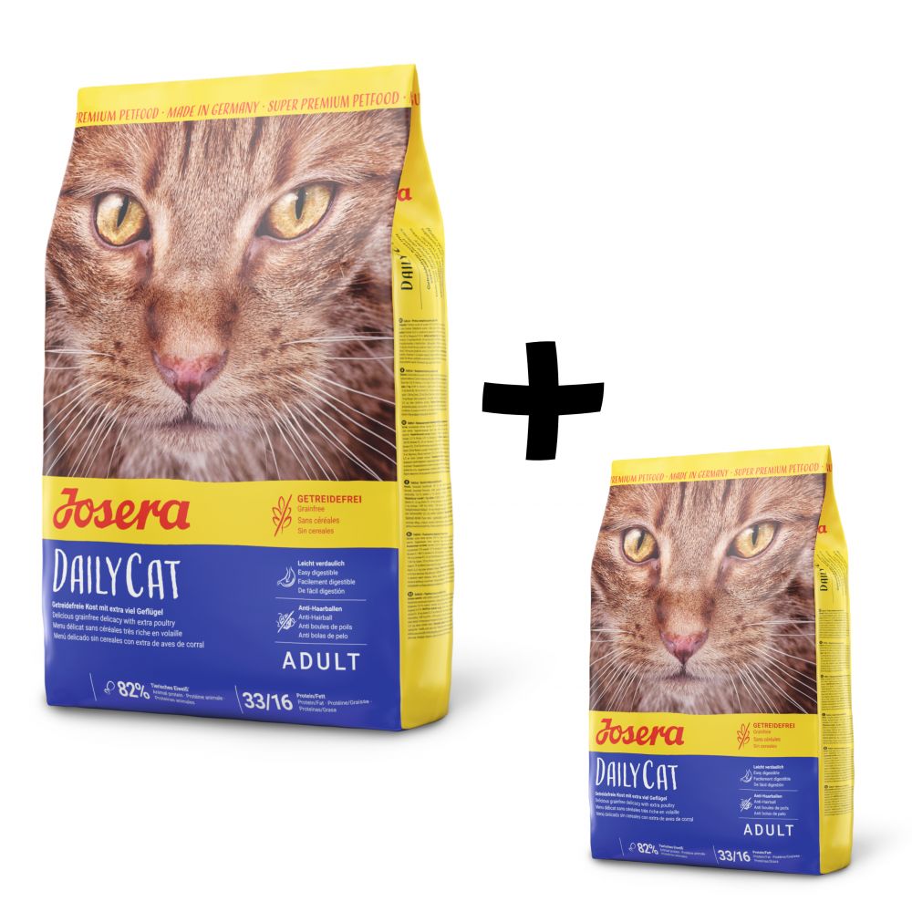 Pakiet Josera Daily Cat Bezzbożowa Karma Dla Kota 2 kg + 400 g GRATIS!