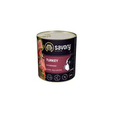 Savory Dog Adult Mono Turkey Karma Mokra Monoproteinowa Dla Dorosłych Psów Wszystkich Ras z Indykiem 800 g