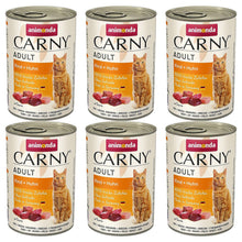 Pakiet Animonda Carny Wołowina z Kurczakiem 6 x 400 g