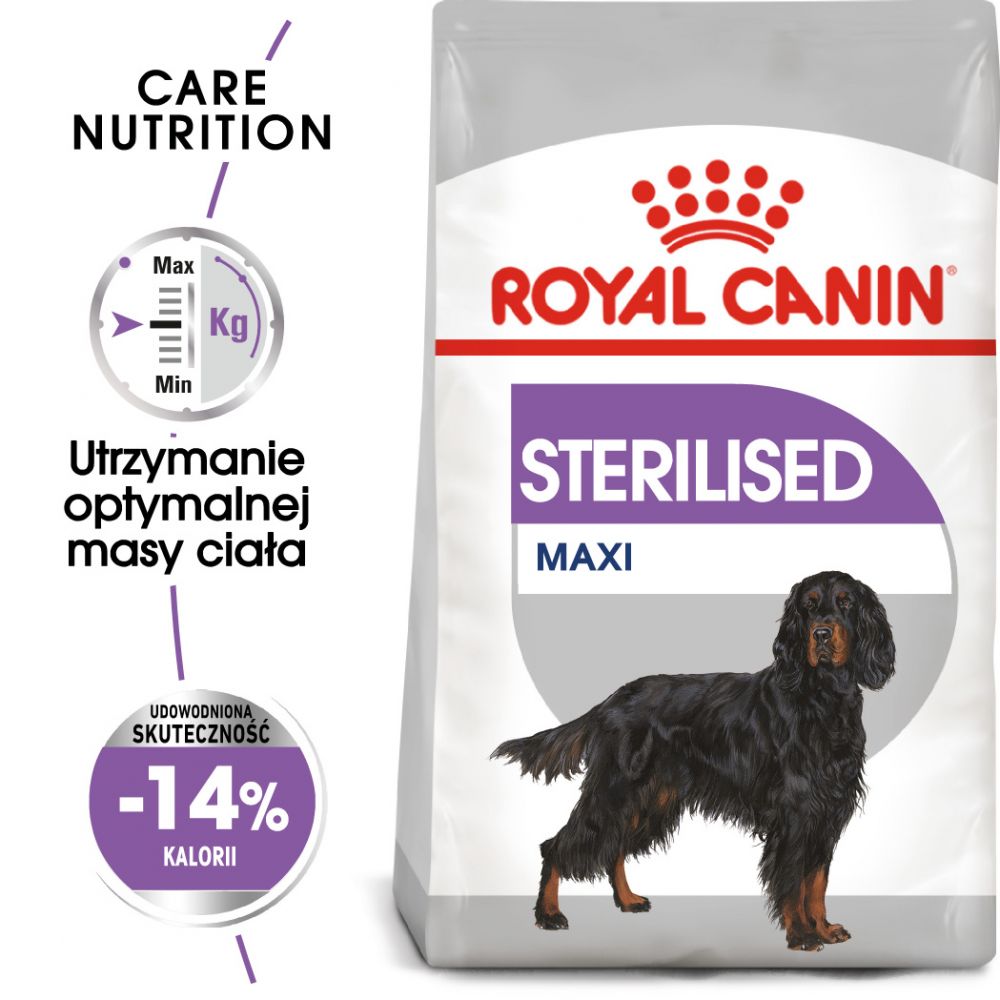 ROYAL CANIN CCN Maxi Sterilised Karma Sucha Dla Psów Dorosłych Ras Dużych Sterylizowanych 9 kg