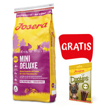 Pakiet Josera Mini Deluxe Bezzbożowa Jagnięcina Małe Rasy 15 kg + Josera Denties Przysmak z Indykiem 180 g GRATIS!