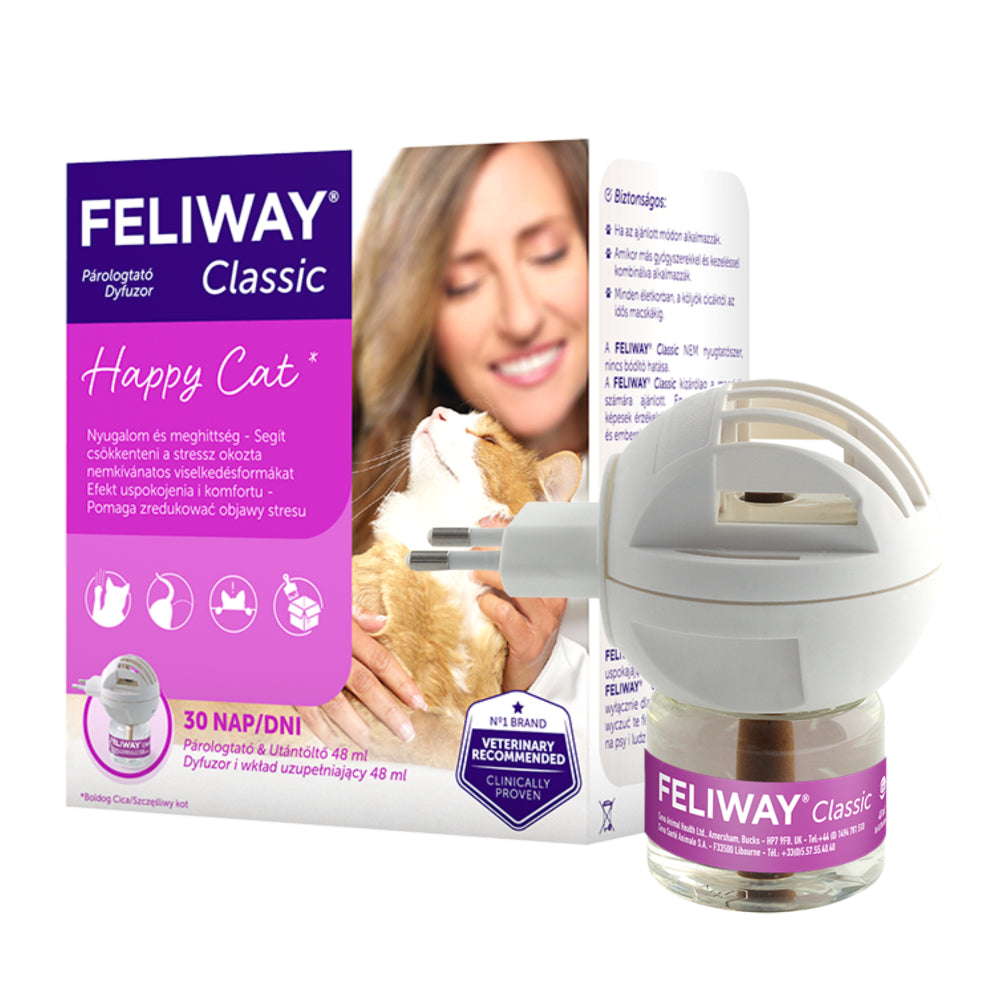 Ceva Feliway Classic Diffuser Feromony Uspokajające Dla Kotów Komplet 48 ml