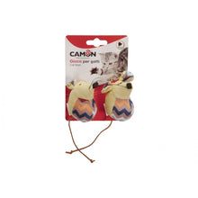 Camon Cat Toy Myszka Zygzak z Dzwoneczkiem 2 sztuki