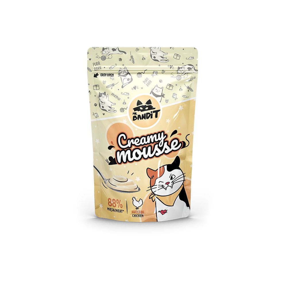 MR. BANDIT Creamy mousse kurczak dla kota 60g