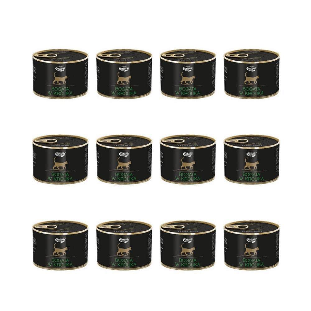 Pakiet Dolina Noteci Natural Taste z Królikiem Kot 12 x 185 g