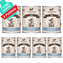 Natural Trail Air z Indykiem, Kaczką i Gęsią Bezzbożowa Karma Dla Psa 6 x 800 g + 1 gratis