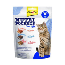 GIMCAT Nutri Pockets Morska mieszanka 150g trzy smaki