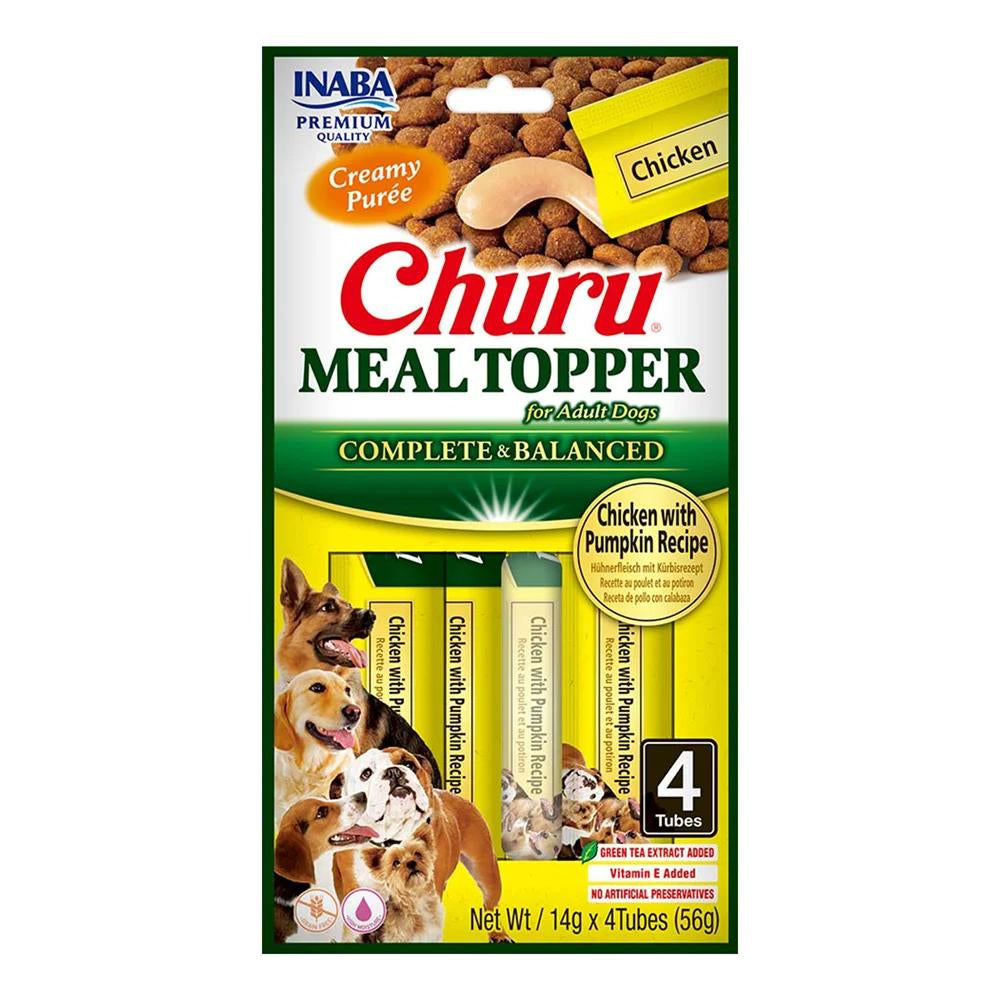 INABA Dog Meal Topper kurczak z dynią 4x14g (56g)