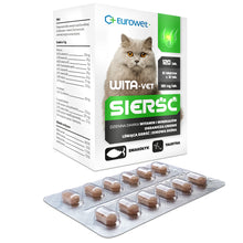 Eurowet Wita-Vet Tabletki Dla Kotów Na Sierść 120 Tabletek