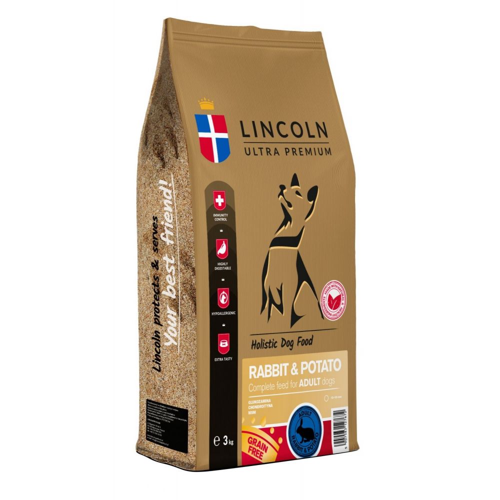 Lincoln Rabbit & Potato Królik Ziemniaki Adult 3 kg