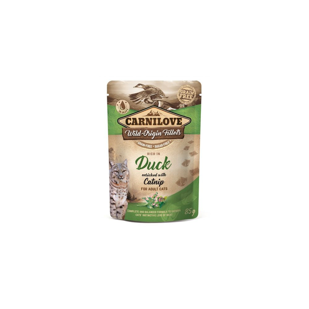 Brit Carnilove Duck & Catnip Kaczka Kocimiętka Karma Dla Kota 85 g