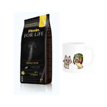 Pakiet Fitmin For Life Adult Mini 15 kg + Kubek z Twoim Pupilem GRATIS!