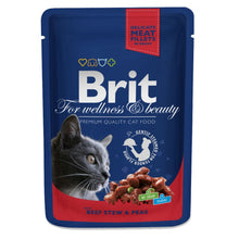 Brit Premium Beef Stew & Peas Gulasz Wołowy Groszek Karma Dla Kota 100 g