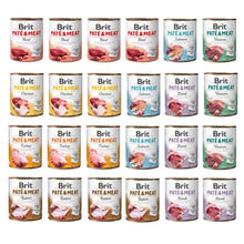 Pakiet Brit Pate & Meat Mix Smaków 24 x 800 g