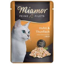 Miamor Filety z kurczaka i tuńczyka w galaretce 100g