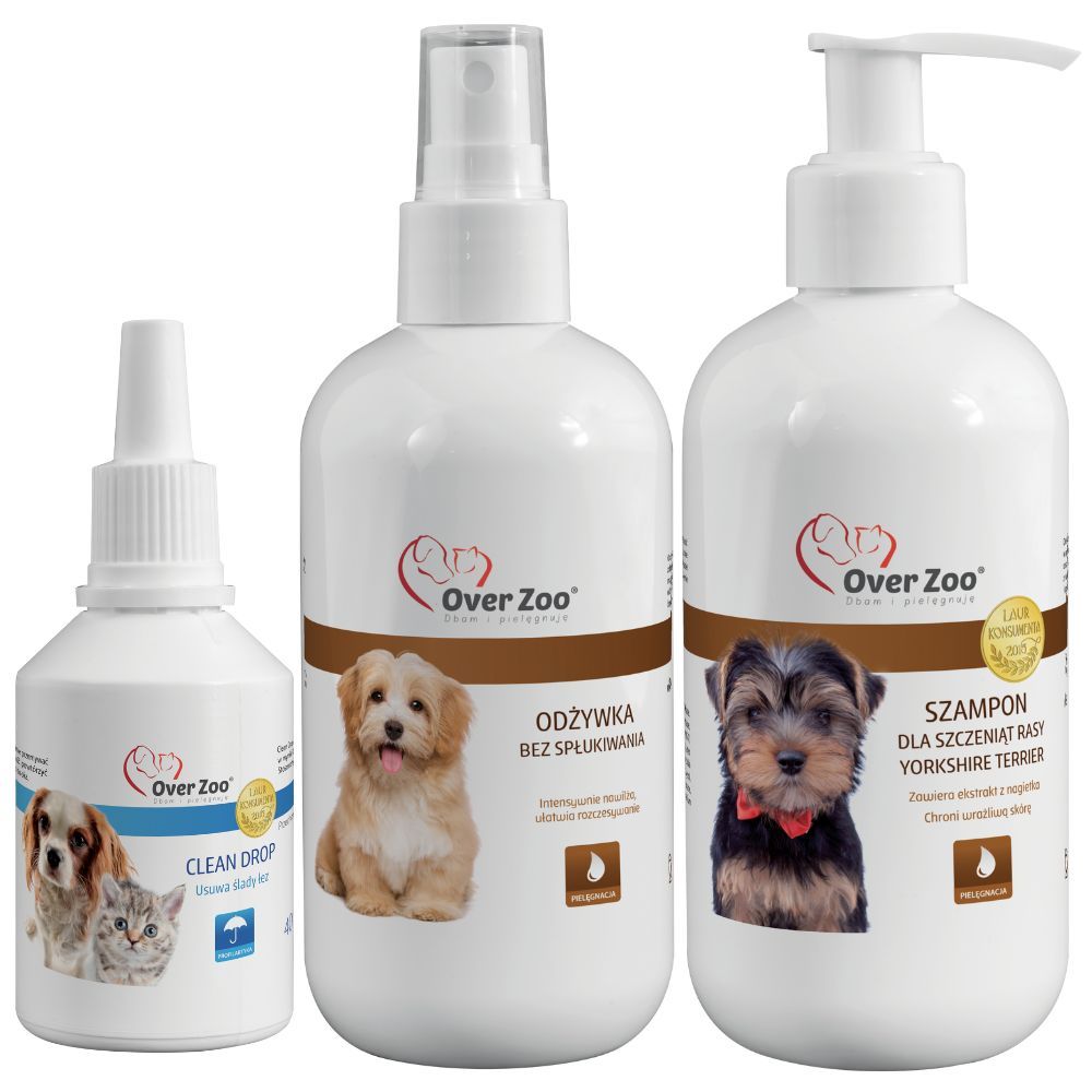 Over Zoo Zestaw Świąteczny Dla Szczeniaków Rasy Yorkshire Terrier + Clean Drop