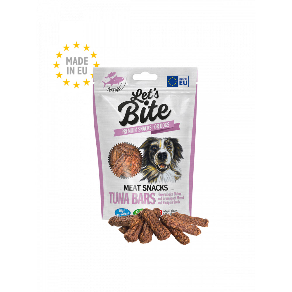 Brit Lets Bite Meat Snacks Tuna Bars Przekąski Mięsne Dla Psa 80 g
