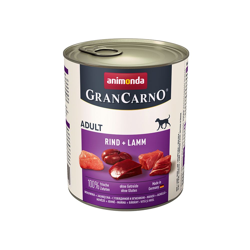 Animonda GranCarno Wołowina z Jagnięciną 800 g