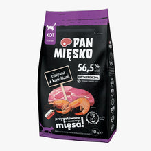 Pan Mięsko Cielęcina z krewetkami chrupki S 10kg karma sucha dla kotów dorosłych