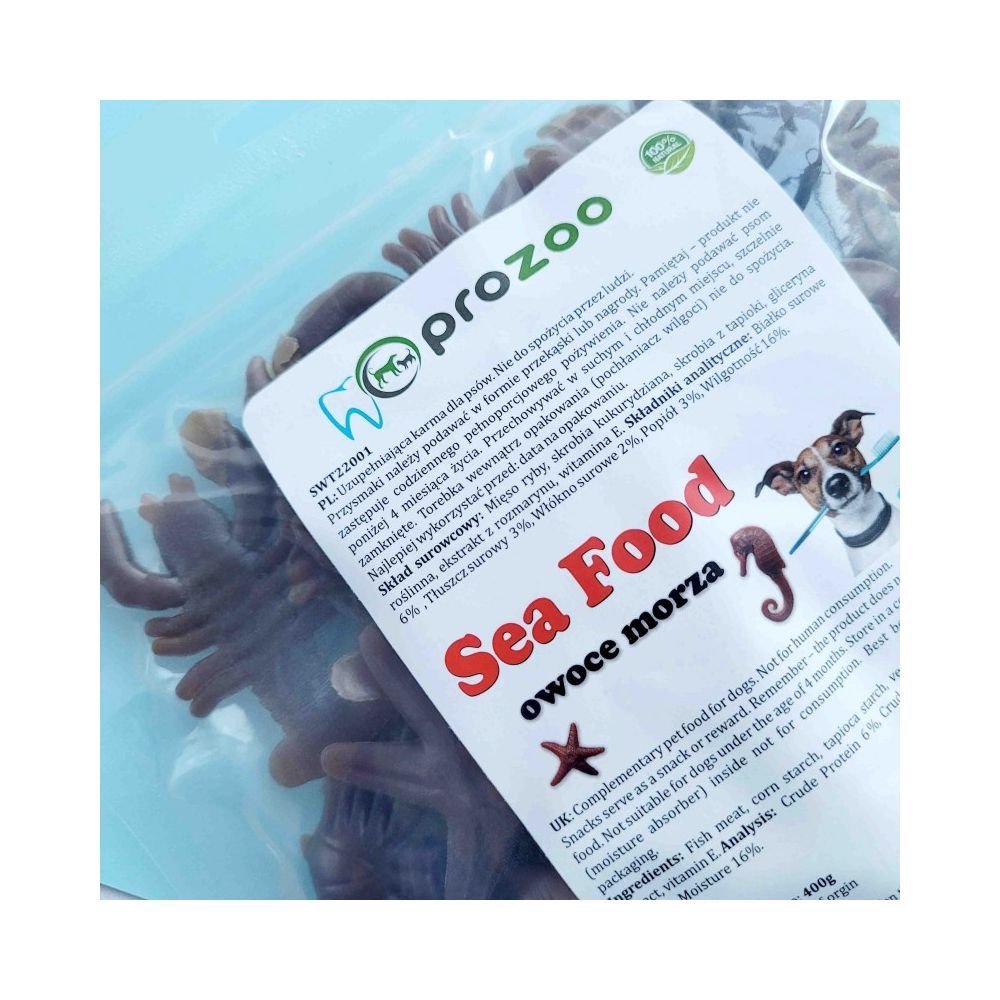 Prozoo Sea Food Owoce Morza Przysmak Dentystyczny Dla Psa 400 g