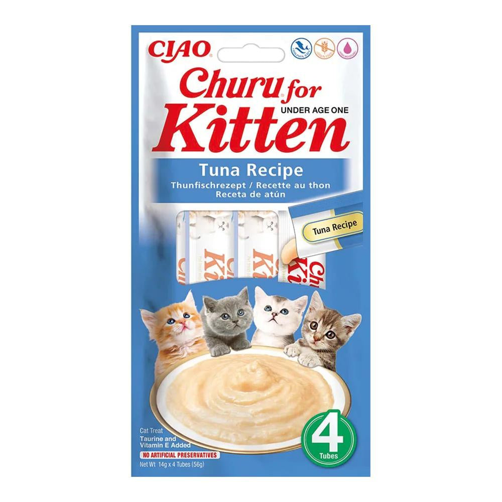 INABA Churu Cat dla kociąt tuńczyk 4x14g (56g)