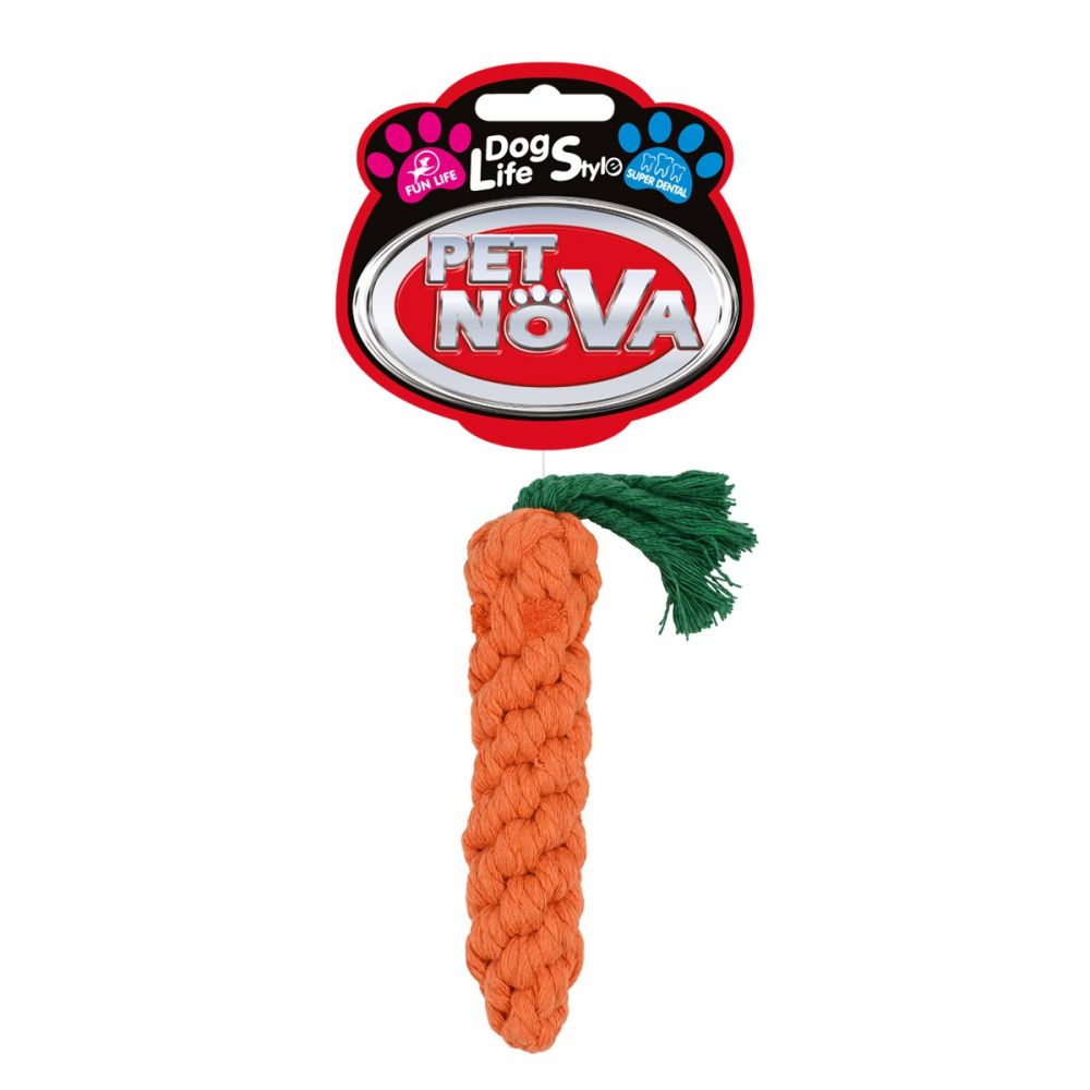 Pet Nova Dog Life Style Zabawka Sznurowa Marchewka 15 cm