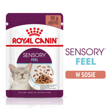 Royal Canin Sensory Feel Karma Mokra Kawałki w Sosie Dla Kotów Dorosłych Pobudzająca Percepcje Tekstur 85 g