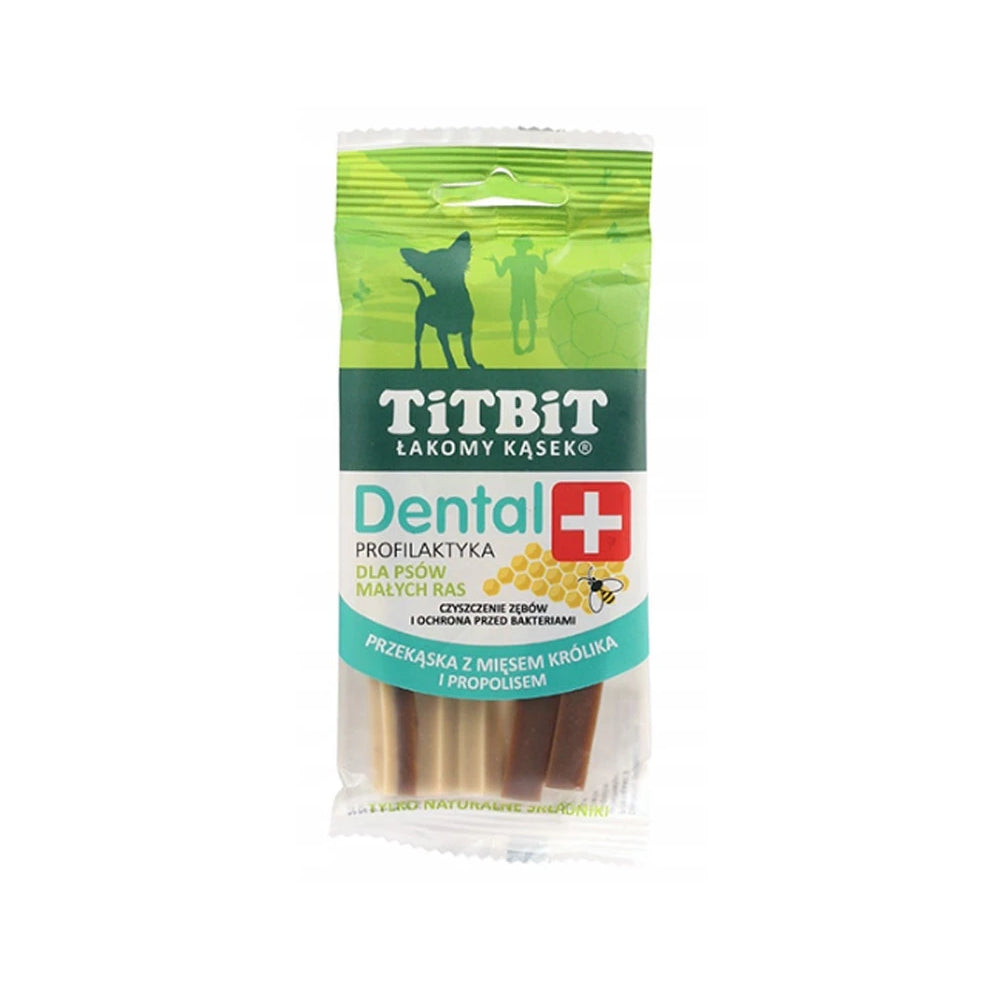 Titbit Dental+ Miękki Przysmak Dla Psów Małych Ras Z Mięsem Królika 50 g