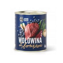 John Dog Berry Mokra Karma Dla Dorosłych Psów Wszystkich Ras Wołowina z Borówkami 800 g