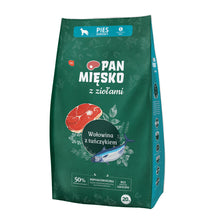 Pan Mięsko Sucha Karma Dla Dorosłych Psów z Ziołami Wołowina z Tuńczykiem Rozmiar S 20 kg
