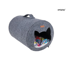 Amiplay Quick Press Hygge Tunel Dla Kota 2in1 Szary