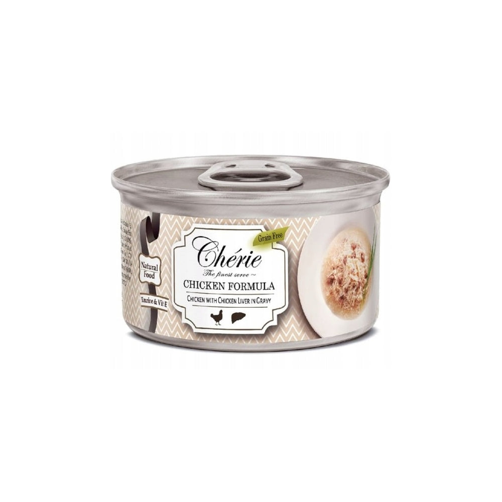 Pettric Cherie Karma Dla Kota Kurczak z Wątróbką w Sosie 80 g