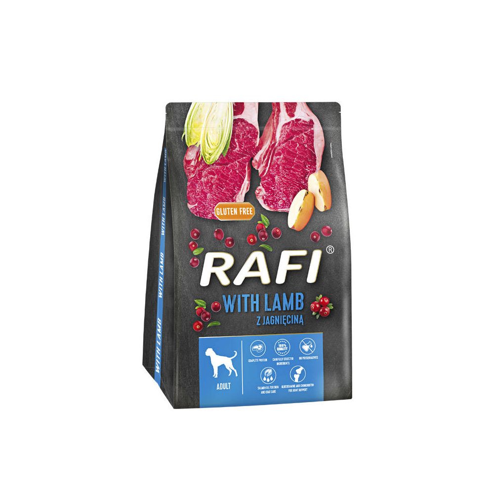 Dolina Noteci Rafi Sucha Karma Dla Dorosłych Psów z Jagnięciną 3 kg