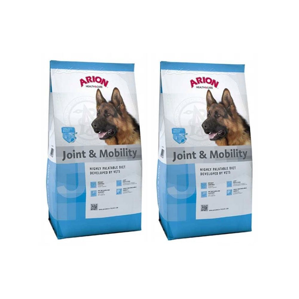 Pakiet Arion Health & Care Joint & Mobility Sucha Karma Dla Dorosłych Psów Wszystkich Ras 2 x12 kg