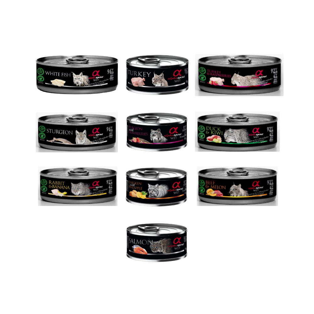 Pakiet Alpha Spirit Dla Kota Mix Smaków 10 x 85 g