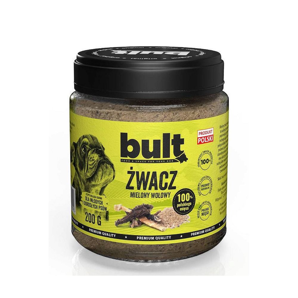 Bult Żwacze Wołowe Mielone w Słoiku 200 g