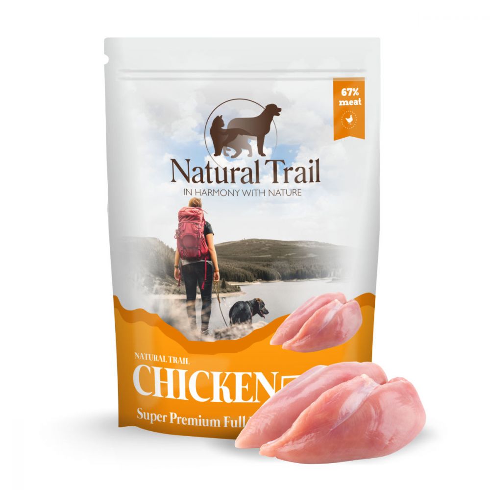 Natural Trail Monoproteinowa Mokra Karma Dla Psów Kurczak 500 g