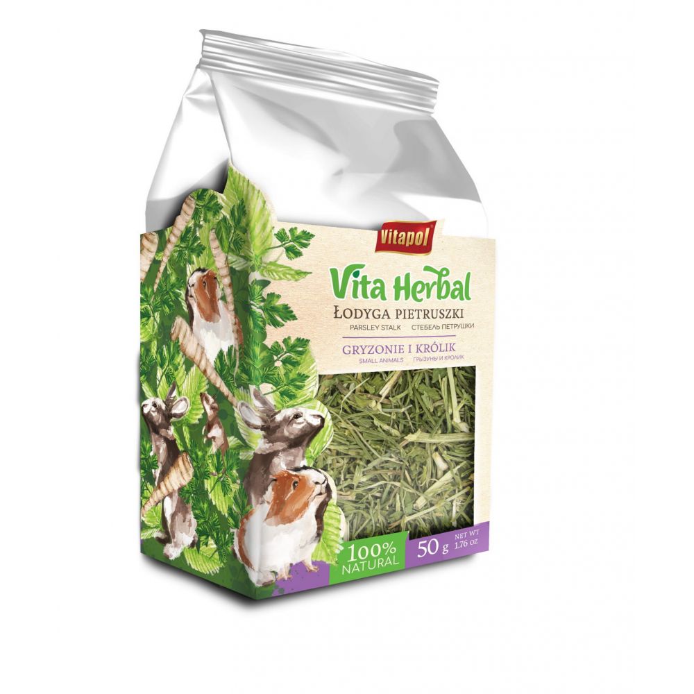 Vitapol Vita Herbal Dla Gryzoni i Królika Łodyga Pietruszki 50 g